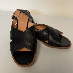 Jack Rogers black sandals